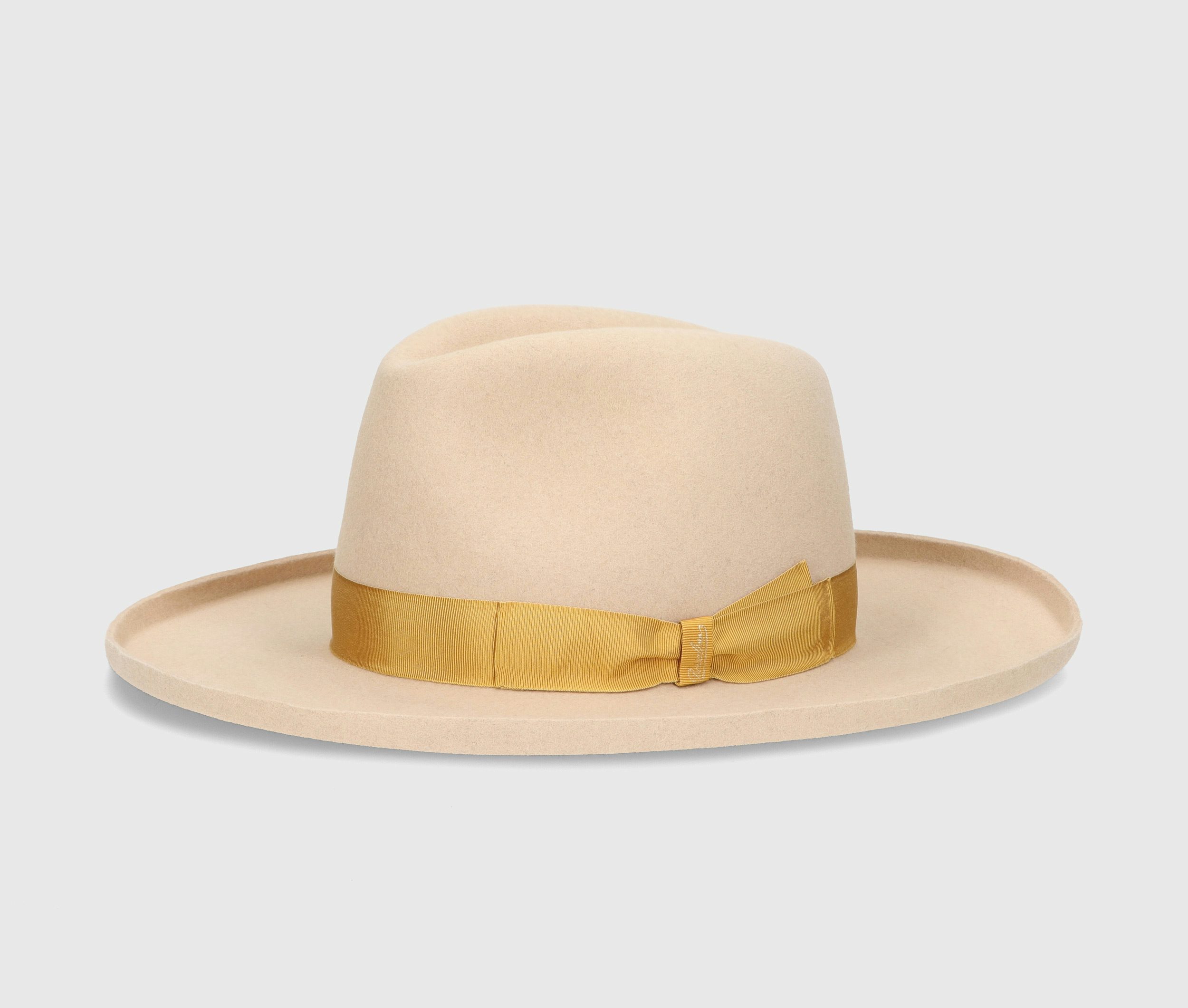 Brooklyn Alessandria Felt wide brim Man Borsalino Official