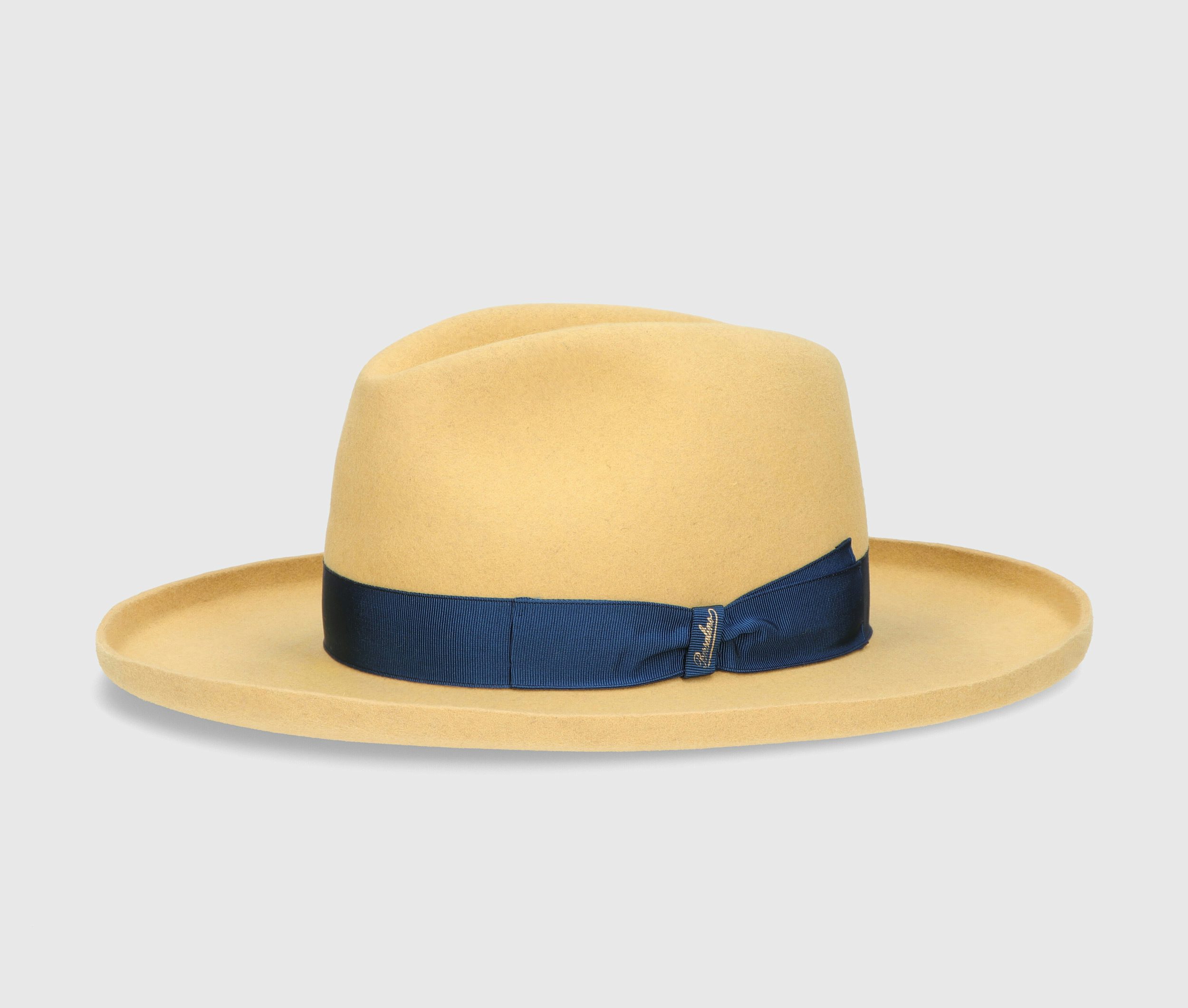 Brooklyn Alessandria Brushed Felt Hat - Man | Borsalino Official